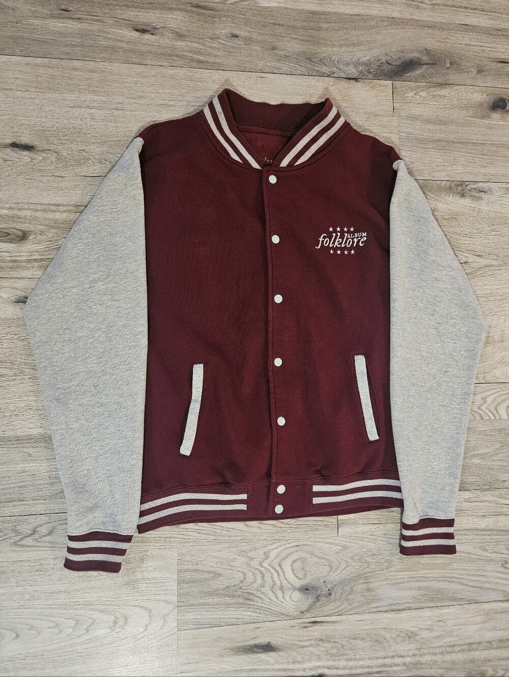 Talyor Swift Folklore Varsity Jacket Size XL